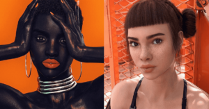 AI robots Shudu and Lil Miquela