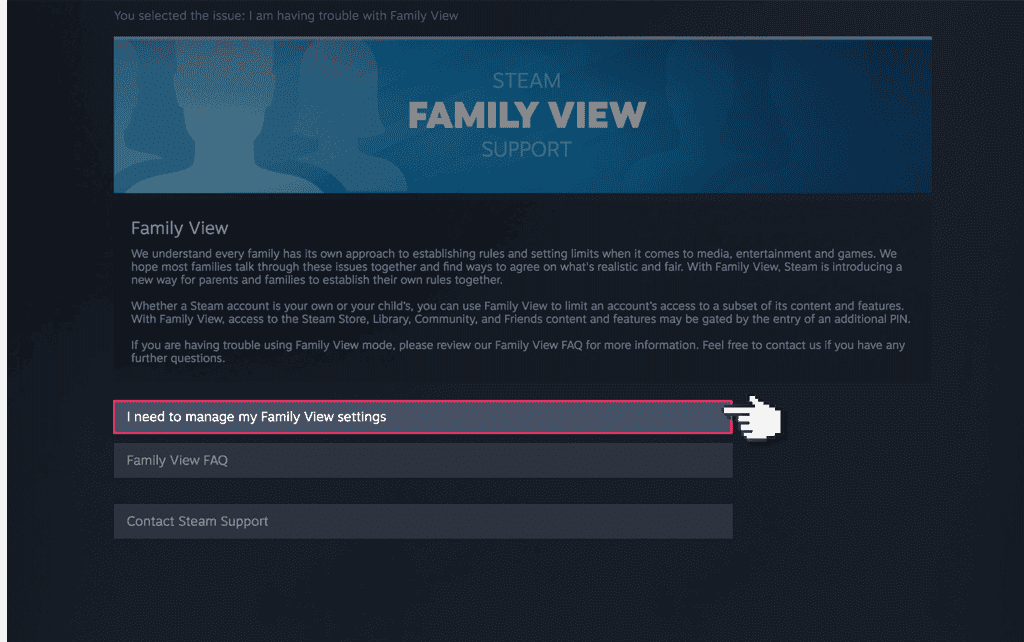 Steam Family View - Internet Matters