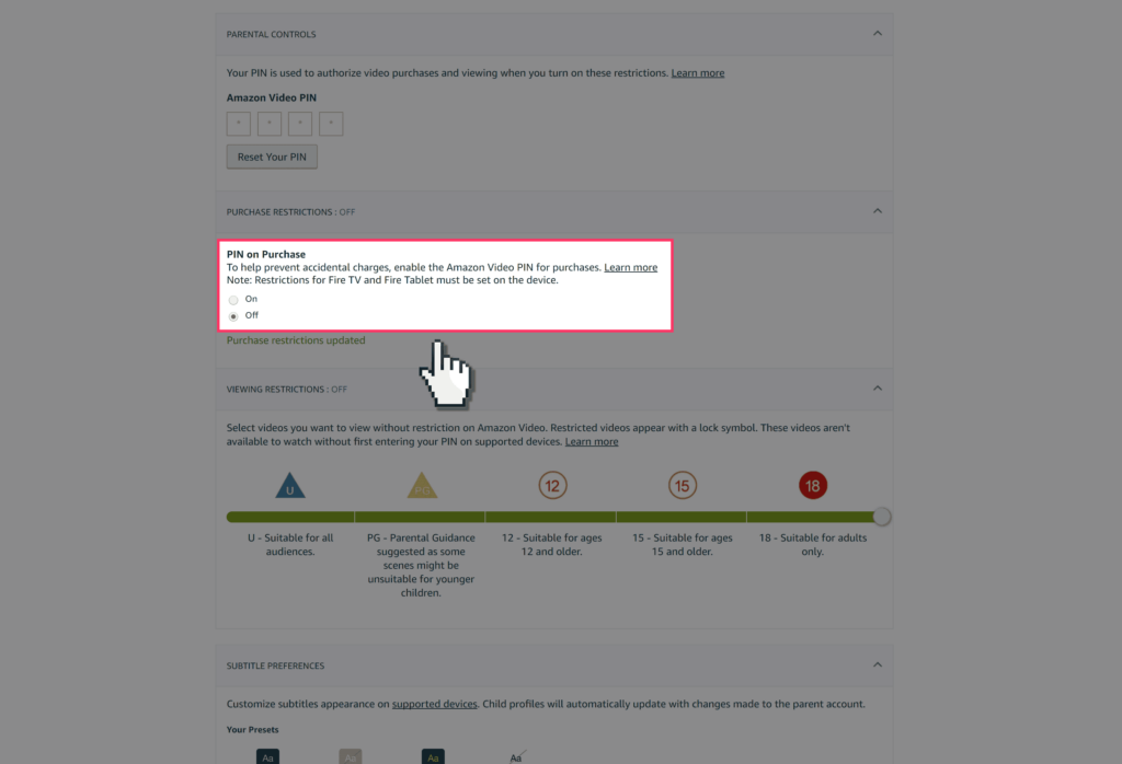 Amazon Prime Parental Controls Internet Matters