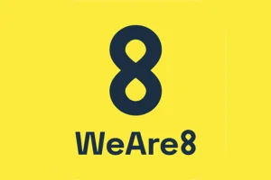 The WeAre8 logo with WeAre8 written below.