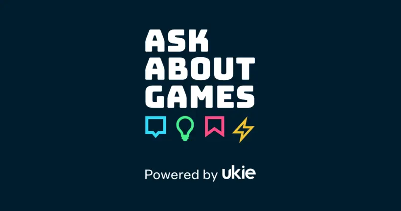 The Ask About Games logo from UKIE.